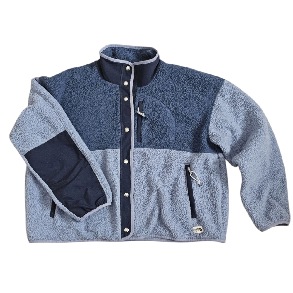 The North Face Cragmont Fleece Jacket Folk Blue Shady Summit Navy - Picture 6 of 14